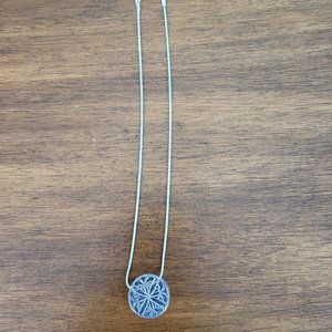 Sterling silver pendant on chain